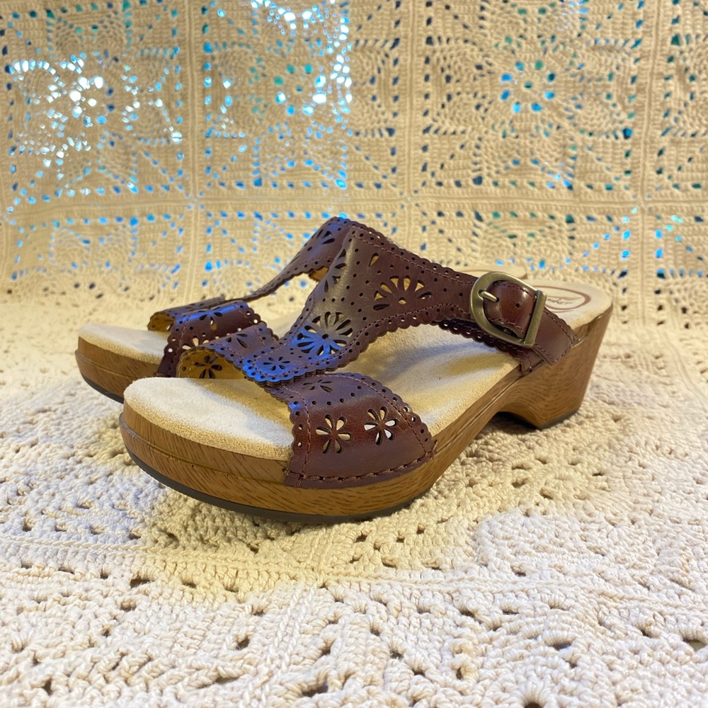 Dansko wedge sandals-Size 38-slip on sandals